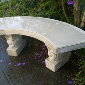 Curved Rose Bench