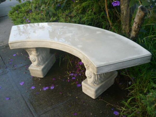 Curved Rose Bench