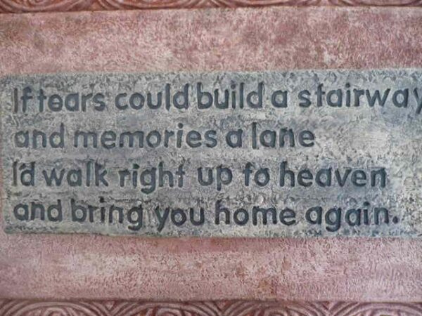 Memories Plaque