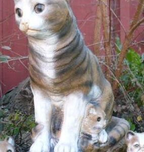 Cat with kitten